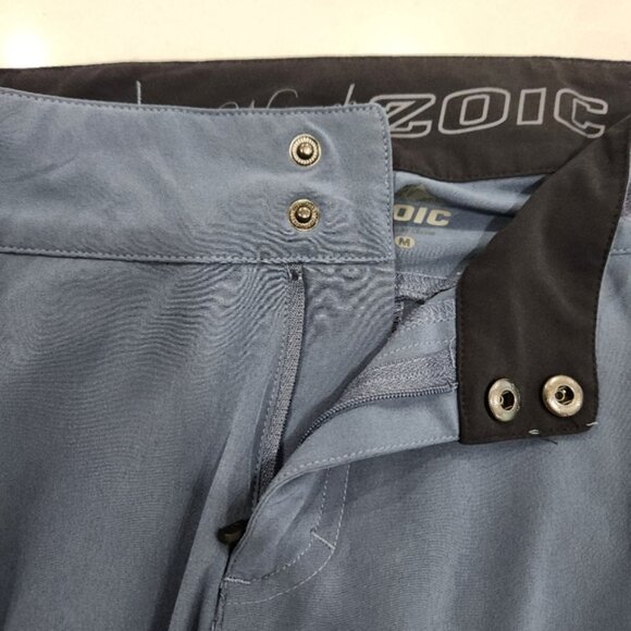 Zoic Navaeh 7 Shorts Womens Medium Blue Zip Pockets Stretch Adjustable Waist - Picture 3 of 12